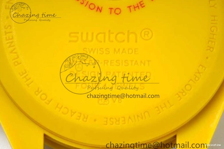 1223 Speedmaster Misson To The Sun 1:1 Best Edition Yellow Dial On Nylon Strap Quartz FlexibleFit 7855